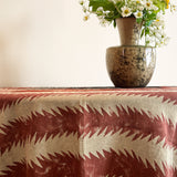 Tablecloth Atria Candy Cream Natural linen