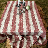 Tablecloth Atria Candy Cream Natural linen