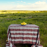 Tablecloth Atria Candy Cream Natural linen