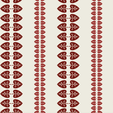 Cabbage Stripe Carmine