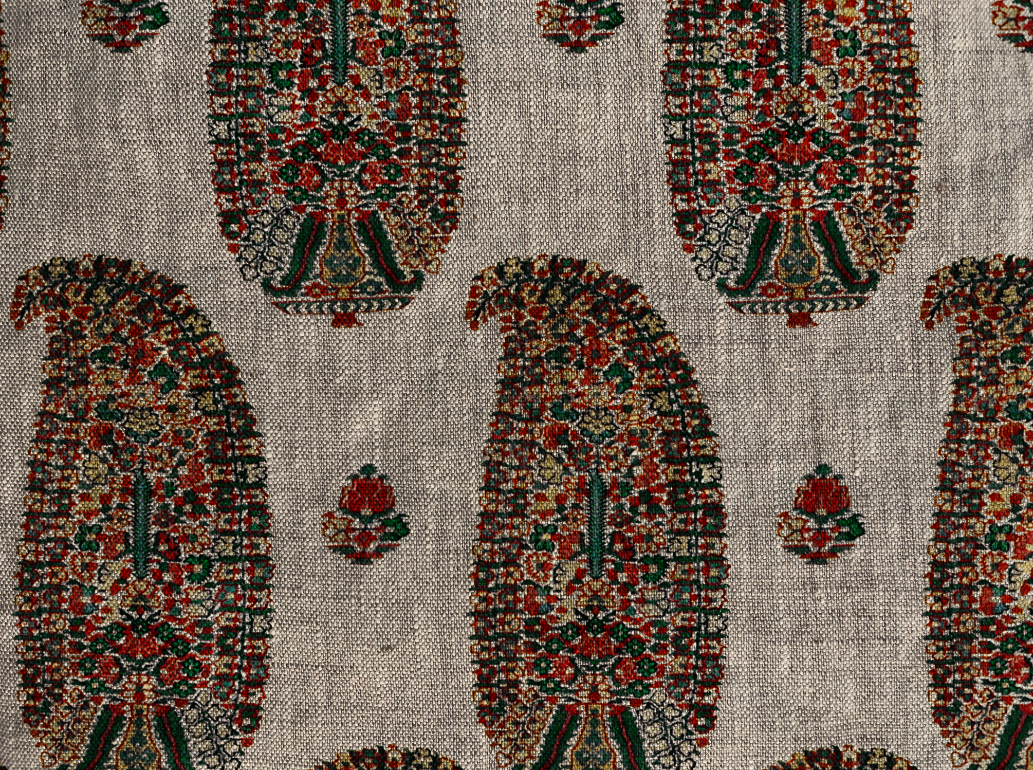 Paisley Flower Ruby