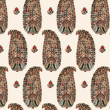 Paisley Flower Ruby